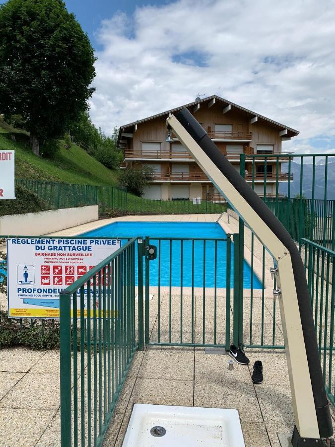 Studio Turquoise Quartier Grattague Vue Montblanc Saint-Gervais-les-Bains Dış mekan fotoğraf