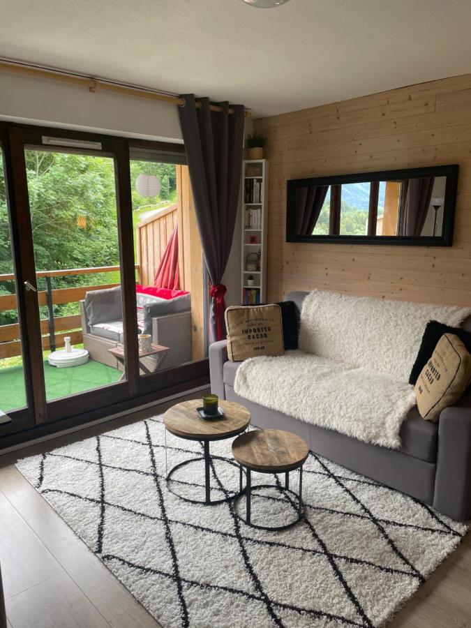 Studio Turquoise Quartier Grattague Vue Montblanc Saint-Gervais-les-Bains Dış mekan fotoğraf