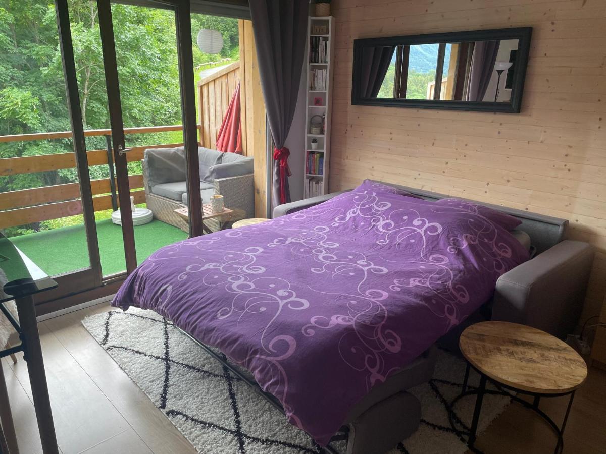 Studio Turquoise Quartier Grattague Vue Montblanc Saint-Gervais-les-Bains Dış mekan fotoğraf