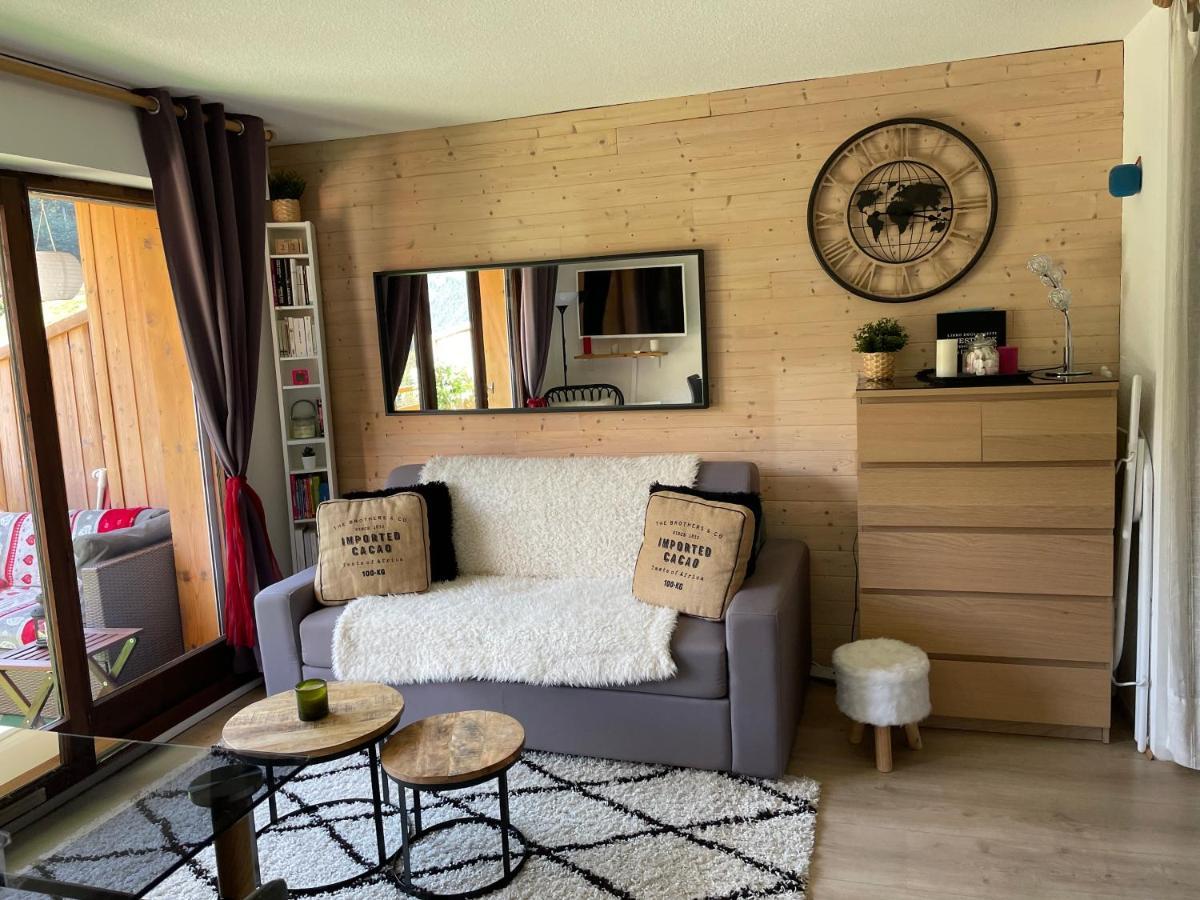 Studio Turquoise Quartier Grattague Vue Montblanc Saint-Gervais-les-Bains Dış mekan fotoğraf