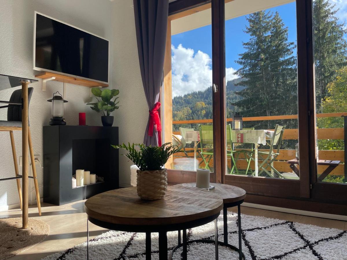 Studio Turquoise Quartier Grattague Vue Montblanc Saint-Gervais-les-Bains Dış mekan fotoğraf