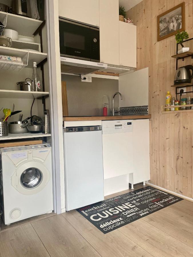 Studio Turquoise Quartier Grattague Vue Montblanc Saint-Gervais-les-Bains Dış mekan fotoğraf