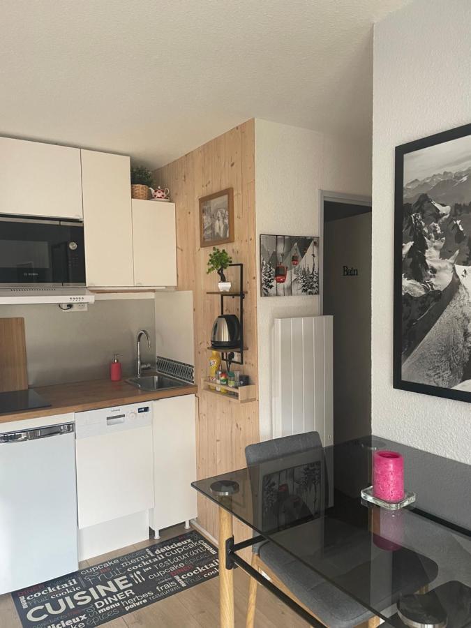 Studio Turquoise Quartier Grattague Vue Montblanc Saint-Gervais-les-Bains Dış mekan fotoğraf