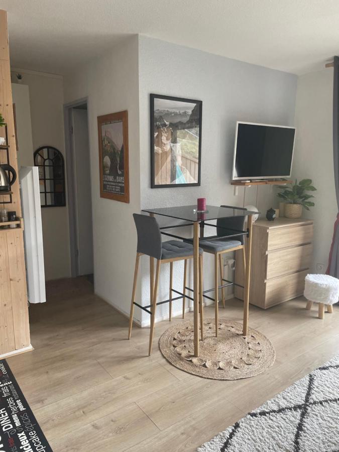 Studio Turquoise Quartier Grattague Vue Montblanc Saint-Gervais-les-Bains Dış mekan fotoğraf